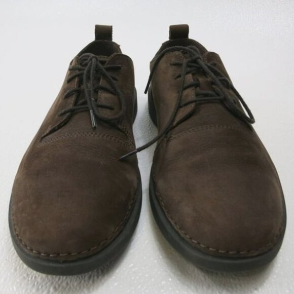 Clarks Other - Clarks Active Air Dirty Nubuck Leather Oxfords Shoes Casual Footwear Mens Sz 8